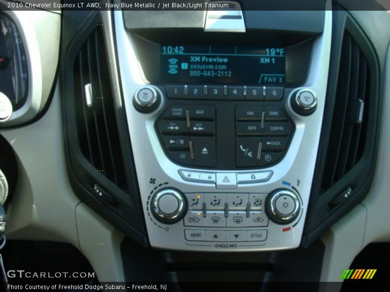 Navy Blue Metallic / Jet Black/Light Titanium 2010 Chevrolet Equinox LT AWD