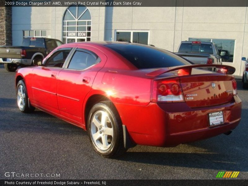 Inferno Red Crystal Pearl / Dark Slate Gray 2009 Dodge Charger SXT AWD