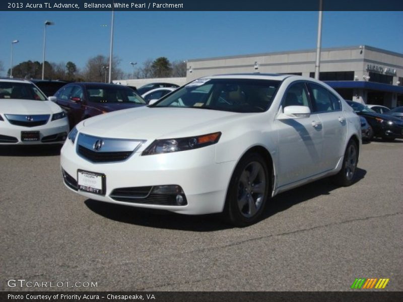 Bellanova White Pearl / Parchment 2013 Acura TL Advance