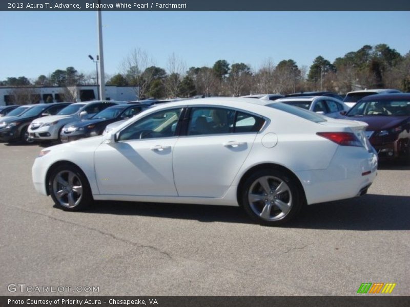 Bellanova White Pearl / Parchment 2013 Acura TL Advance