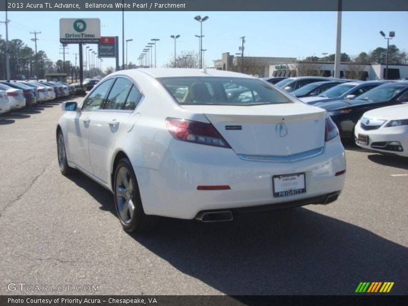 Bellanova White Pearl / Parchment 2013 Acura TL Advance