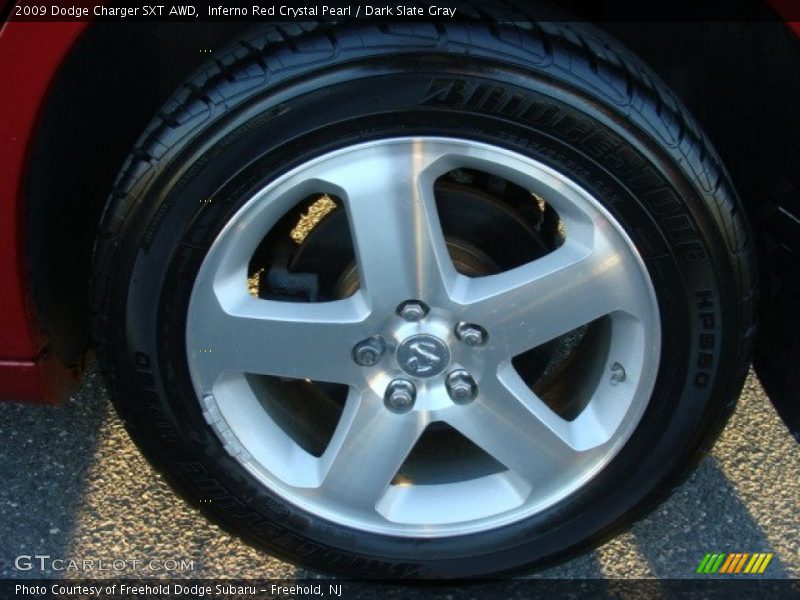 Inferno Red Crystal Pearl / Dark Slate Gray 2009 Dodge Charger SXT AWD