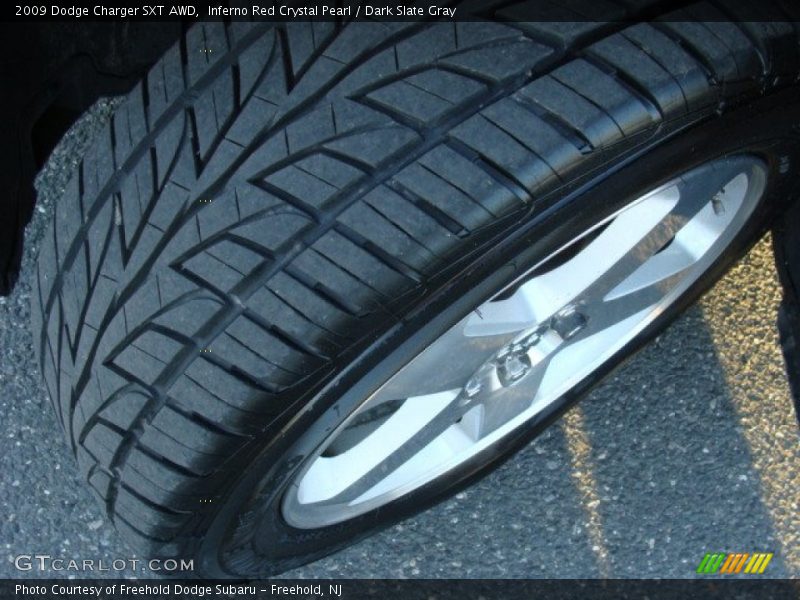 Inferno Red Crystal Pearl / Dark Slate Gray 2009 Dodge Charger SXT AWD