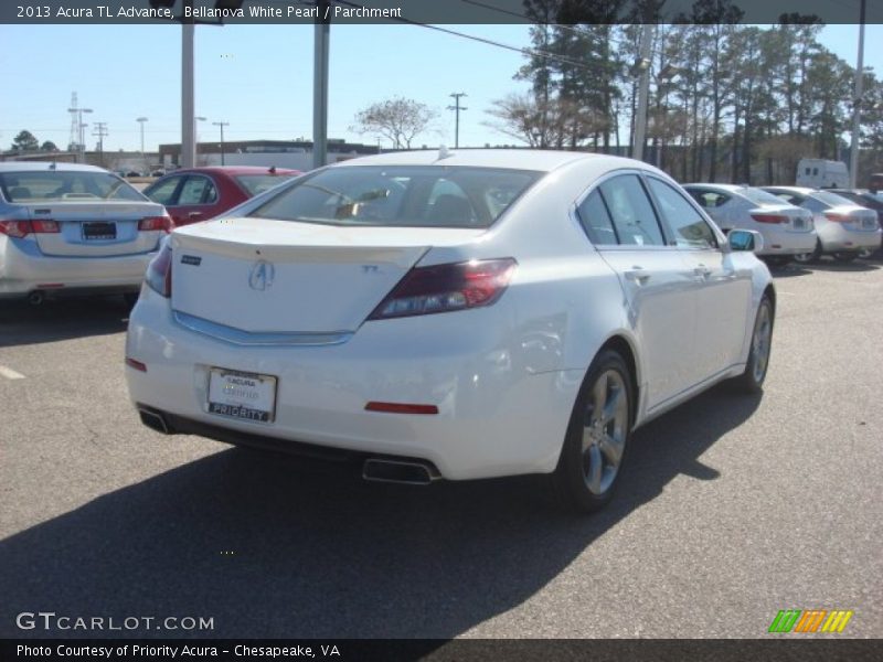 Bellanova White Pearl / Parchment 2013 Acura TL Advance