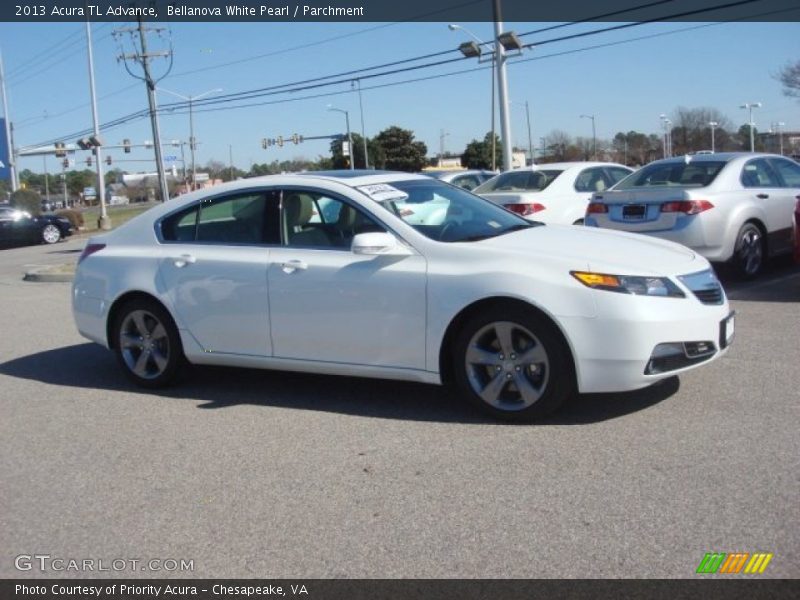 Bellanova White Pearl / Parchment 2013 Acura TL Advance