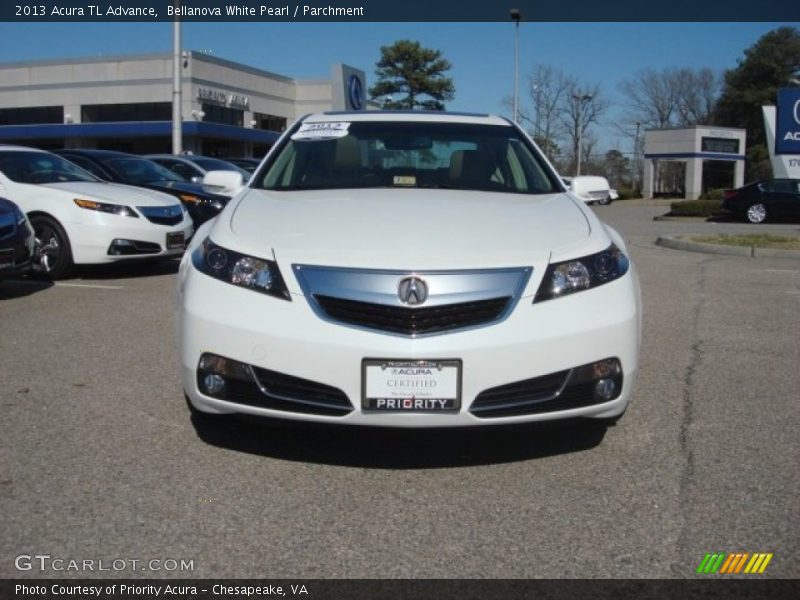 Bellanova White Pearl / Parchment 2013 Acura TL Advance