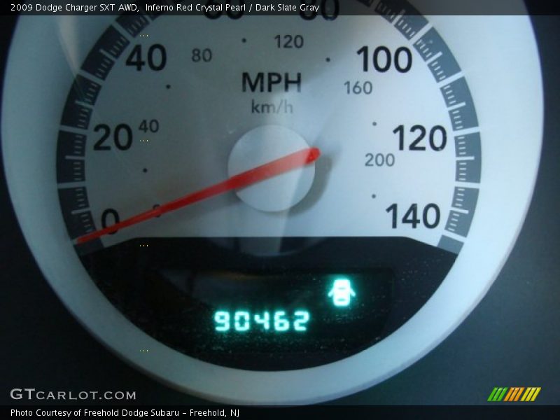 Inferno Red Crystal Pearl / Dark Slate Gray 2009 Dodge Charger SXT AWD