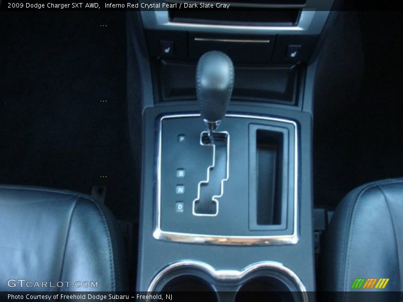 Inferno Red Crystal Pearl / Dark Slate Gray 2009 Dodge Charger SXT AWD