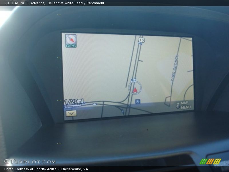 Bellanova White Pearl / Parchment 2013 Acura TL Advance