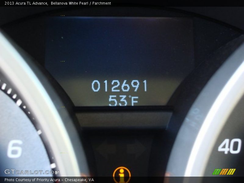 Bellanova White Pearl / Parchment 2013 Acura TL Advance