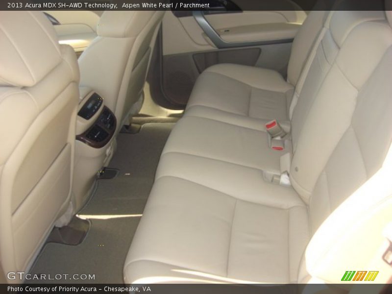 Aspen White Pearl / Parchment 2013 Acura MDX SH-AWD Technology