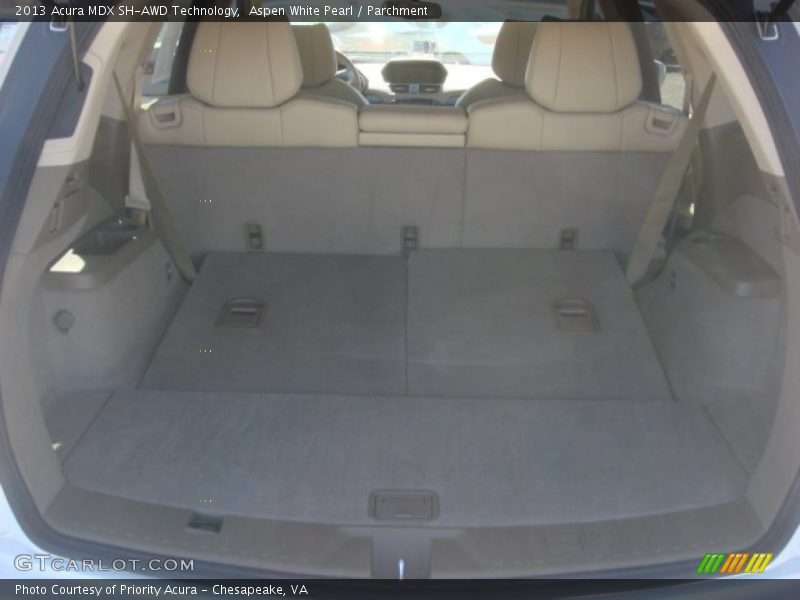Aspen White Pearl / Parchment 2013 Acura MDX SH-AWD Technology