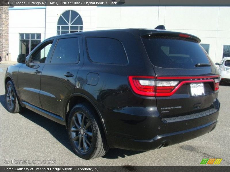 Brilliant Black Crystal Pearl / Black 2014 Dodge Durango R/T AWD
