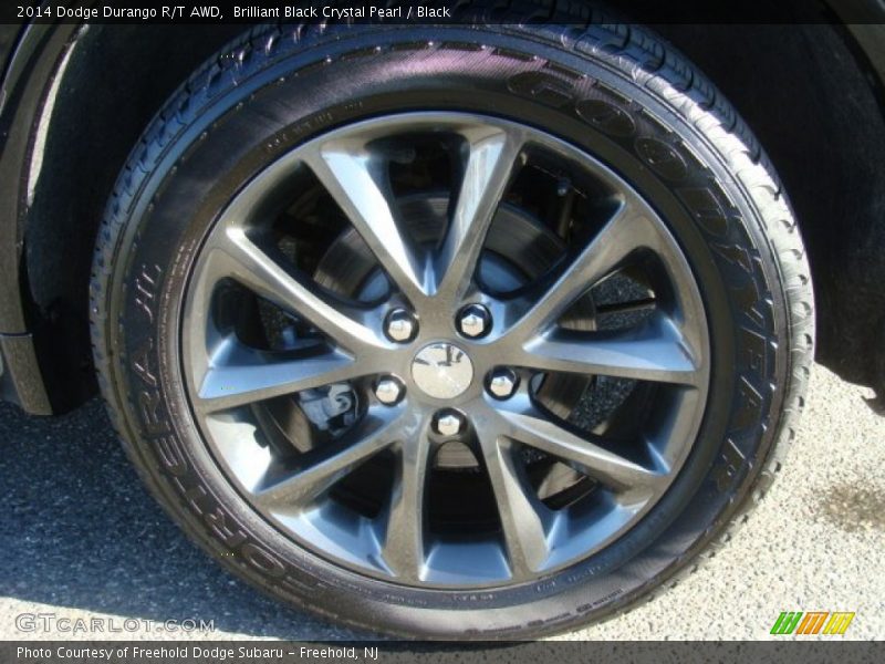 Brilliant Black Crystal Pearl / Black 2014 Dodge Durango R/T AWD