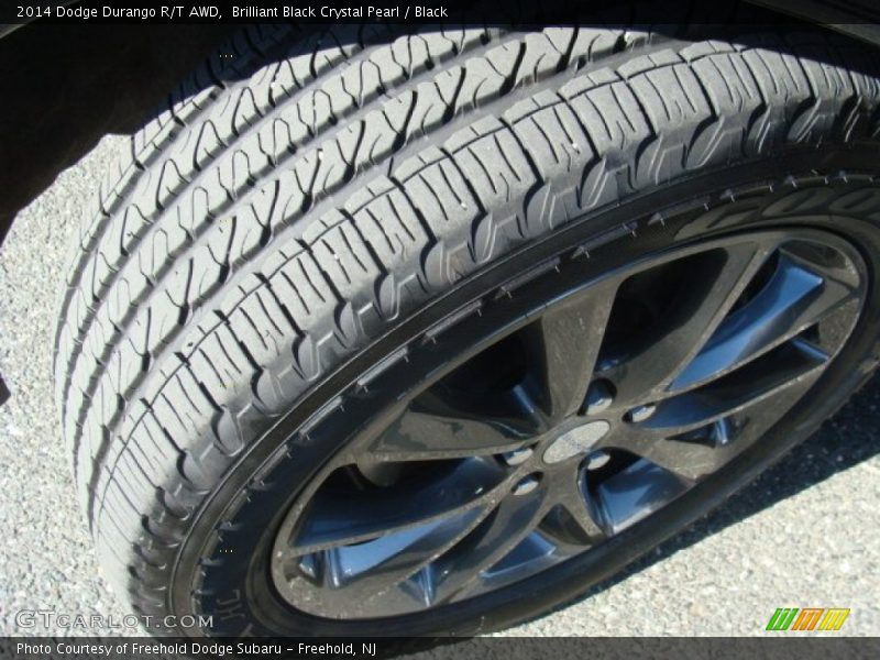 Brilliant Black Crystal Pearl / Black 2014 Dodge Durango R/T AWD