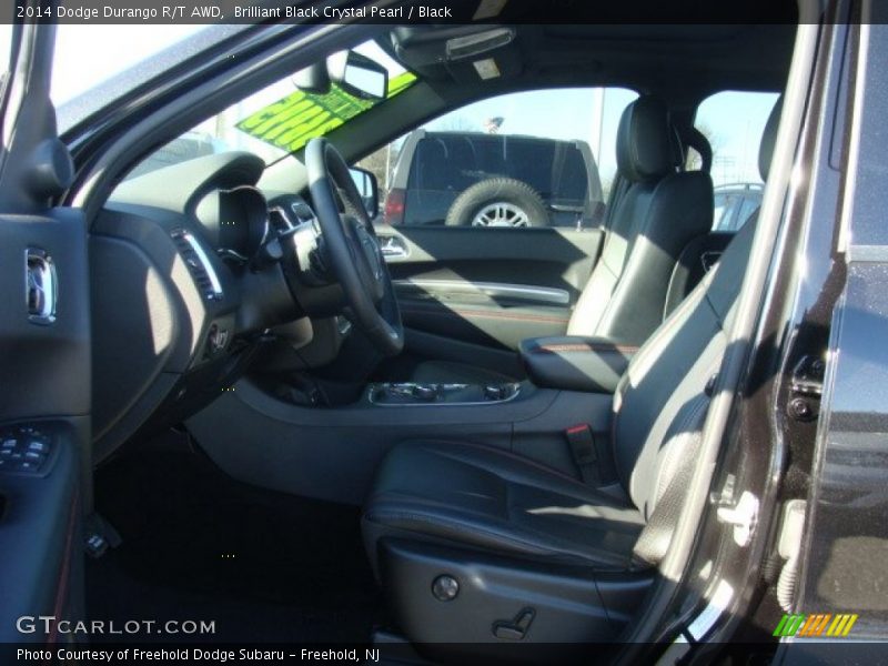 Brilliant Black Crystal Pearl / Black 2014 Dodge Durango R/T AWD