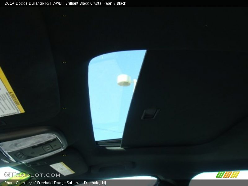 Brilliant Black Crystal Pearl / Black 2014 Dodge Durango R/T AWD