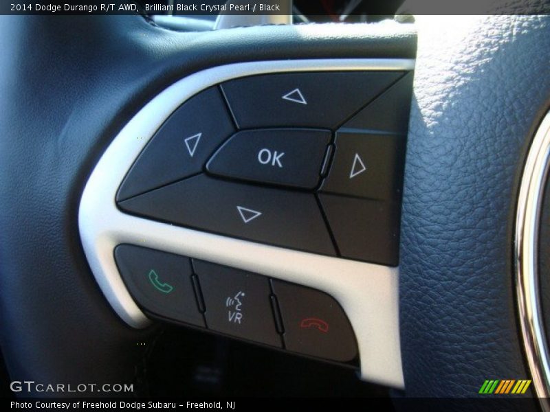 Brilliant Black Crystal Pearl / Black 2014 Dodge Durango R/T AWD