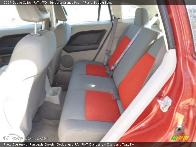 Sunburst Orange Pearl / Pastel Pebble Beige 2007 Dodge Caliber R/T AWD