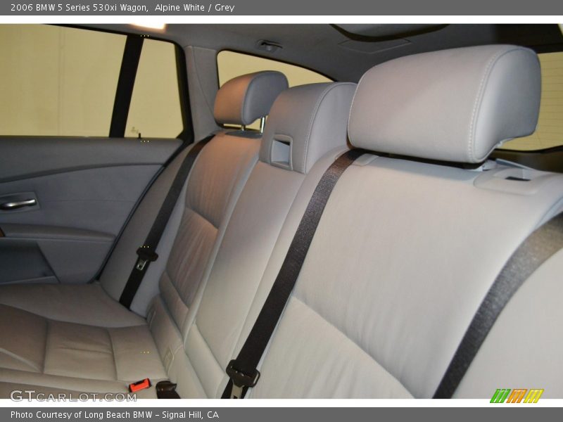 Alpine White / Grey 2006 BMW 5 Series 530xi Wagon