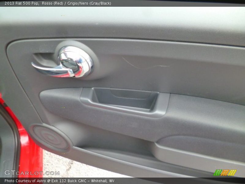 Rosso (Red) / Grigio/Nero (Gray/Black) 2013 Fiat 500 Pop