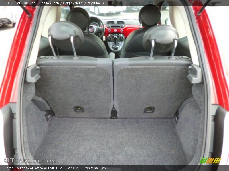 Rosso (Red) / Grigio/Nero (Gray/Black) 2013 Fiat 500 Pop