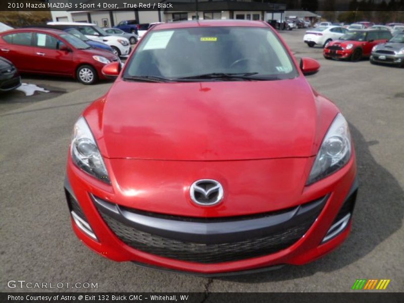 True Red / Black 2010 Mazda MAZDA3 s Sport 4 Door