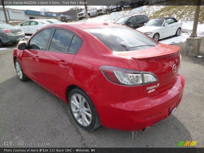 True Red / Black 2010 Mazda MAZDA3 s Sport 4 Door