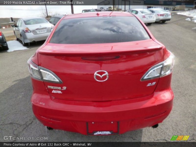 True Red / Black 2010 Mazda MAZDA3 s Sport 4 Door
