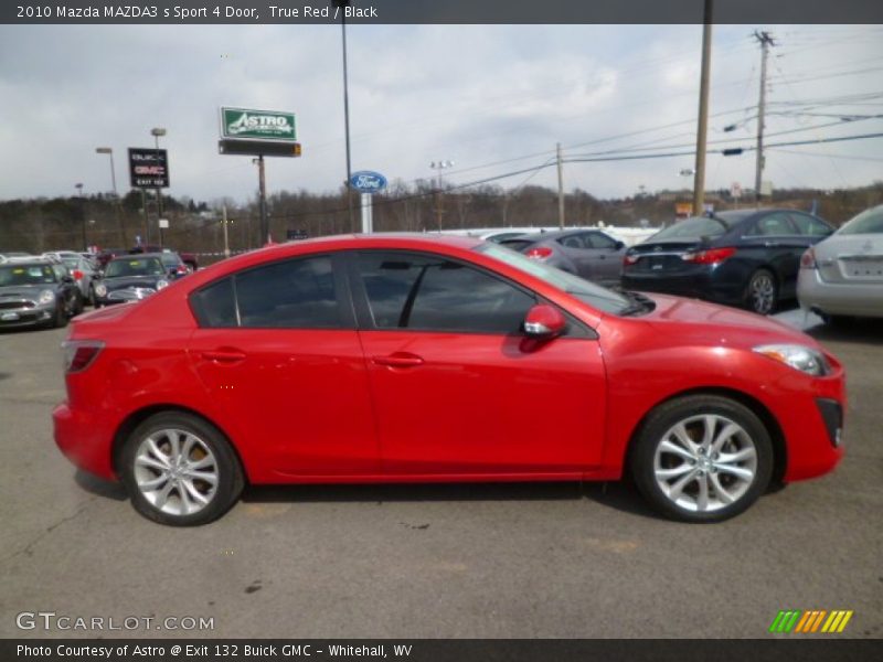 True Red / Black 2010 Mazda MAZDA3 s Sport 4 Door