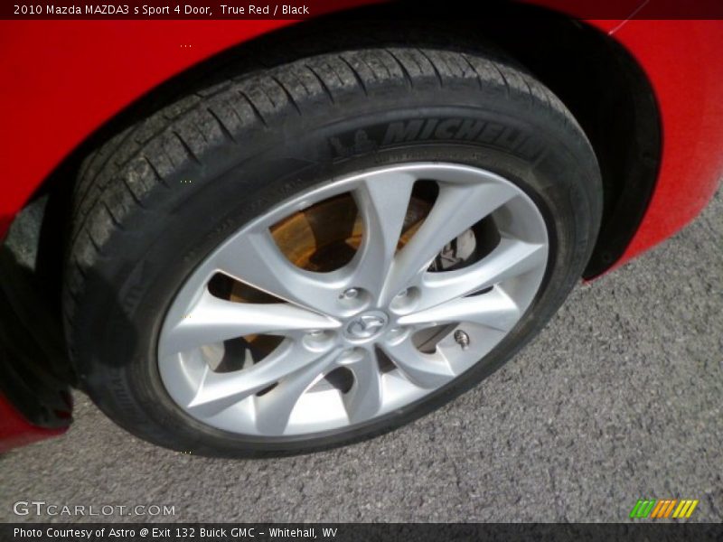 True Red / Black 2010 Mazda MAZDA3 s Sport 4 Door