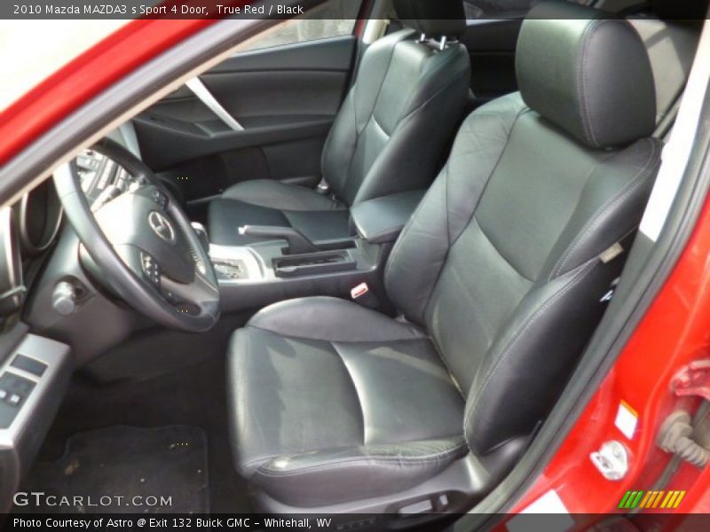 True Red / Black 2010 Mazda MAZDA3 s Sport 4 Door