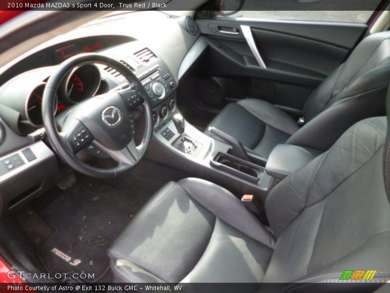 True Red / Black 2010 Mazda MAZDA3 s Sport 4 Door