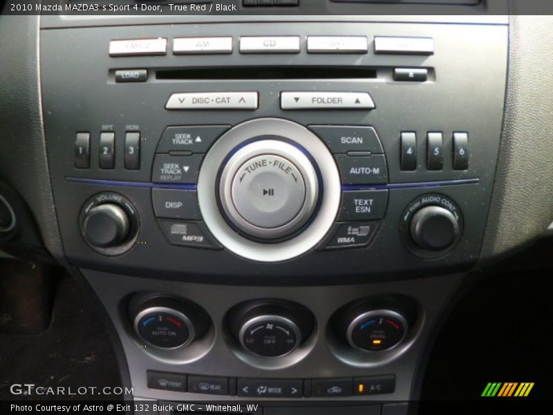 True Red / Black 2010 Mazda MAZDA3 s Sport 4 Door