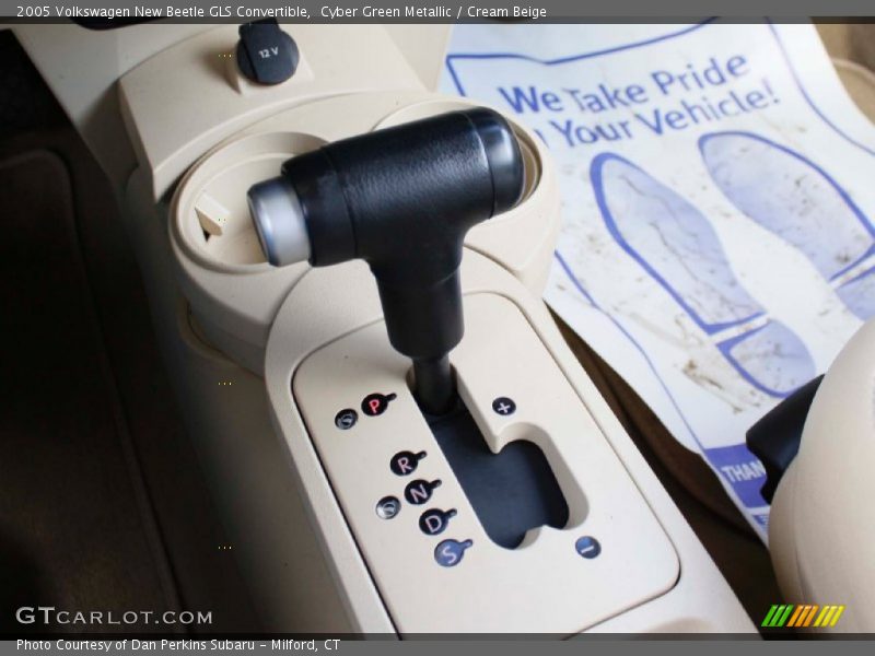 Cyber Green Metallic / Cream Beige 2005 Volkswagen New Beetle GLS Convertible