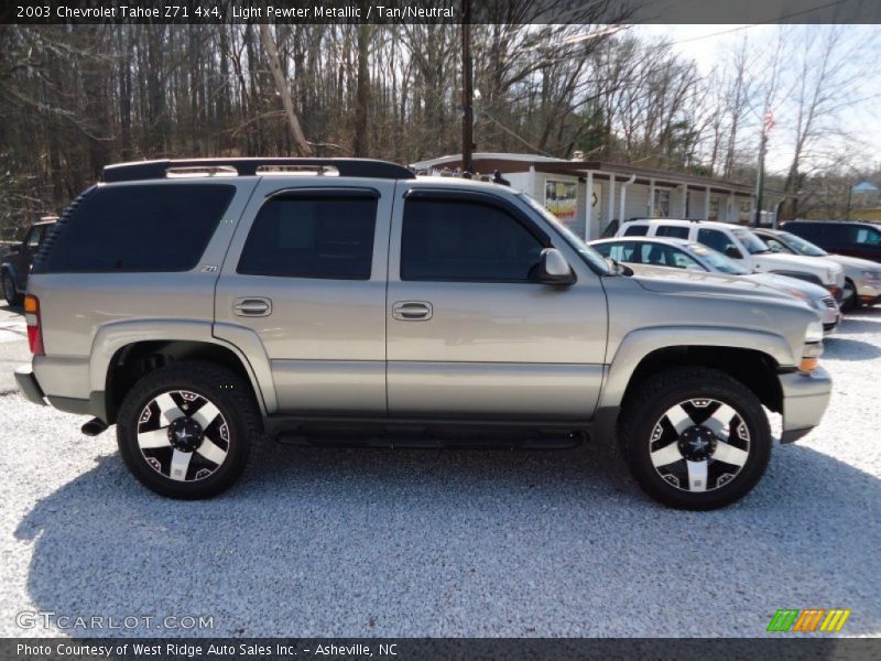 Light Pewter Metallic / Tan/Neutral 2003 Chevrolet Tahoe Z71 4x4