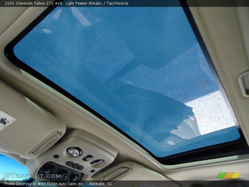Light Pewter Metallic / Tan/Neutral 2003 Chevrolet Tahoe Z71 4x4