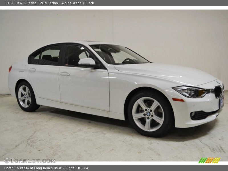 Alpine White / Black 2014 BMW 3 Series 328d Sedan