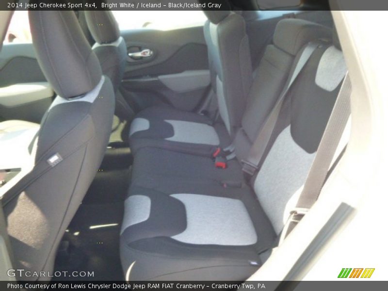 Bright White / Iceland - Black/Iceland Gray 2014 Jeep Cherokee Sport 4x4