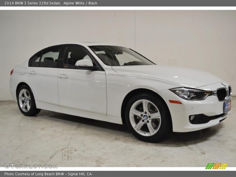 Alpine White / Black 2014 BMW 3 Series 328d Sedan