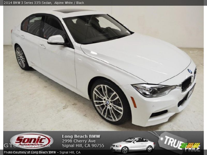 Alpine White / Black 2014 BMW 3 Series 335i Sedan