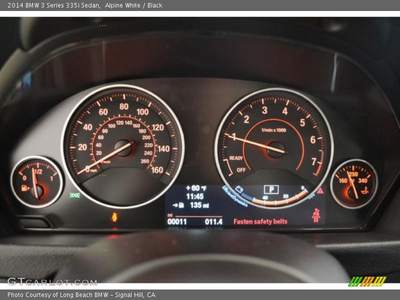  2014 3 Series 335i Sedan 335i Sedan Gauges