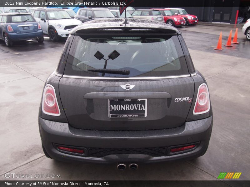 Eclipse Gray Metallic / Carbon Black 2013 Mini Cooper S Hardtop