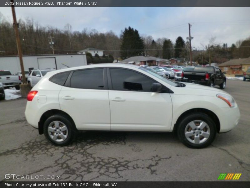 Phantom White / Gray 2009 Nissan Rogue S AWD