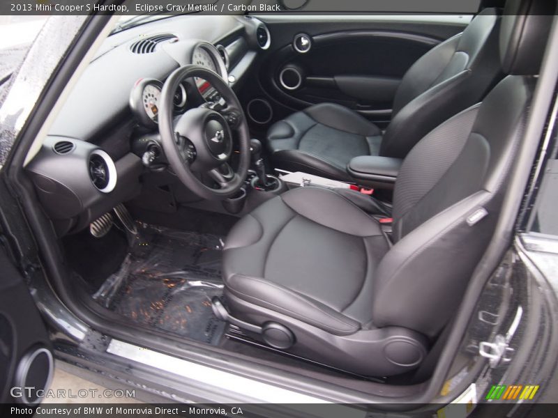 Eclipse Gray Metallic / Carbon Black 2013 Mini Cooper S Hardtop