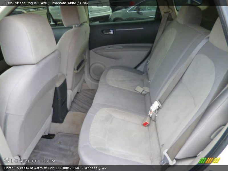 Phantom White / Gray 2009 Nissan Rogue S AWD