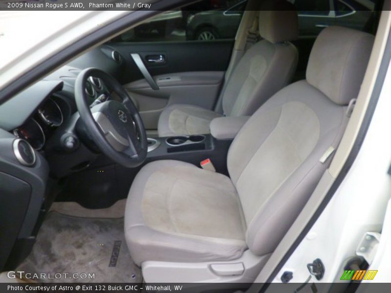 Phantom White / Gray 2009 Nissan Rogue S AWD