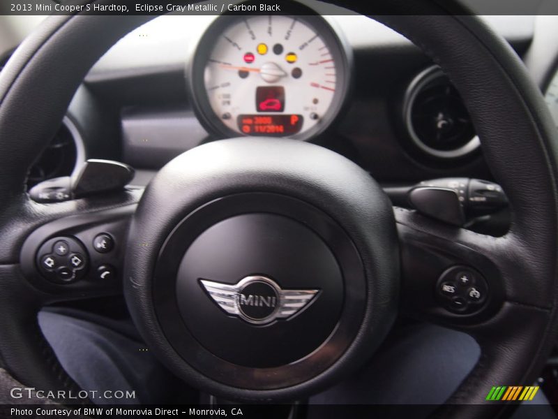 Eclipse Gray Metallic / Carbon Black 2013 Mini Cooper S Hardtop