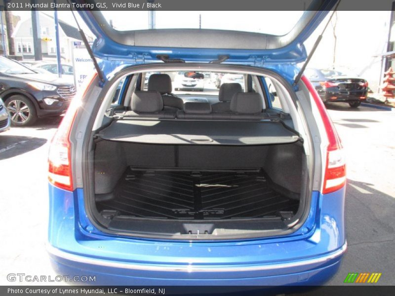 Vivid Blue / Black 2011 Hyundai Elantra Touring GLS