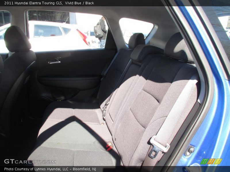 Vivid Blue / Black 2011 Hyundai Elantra Touring GLS